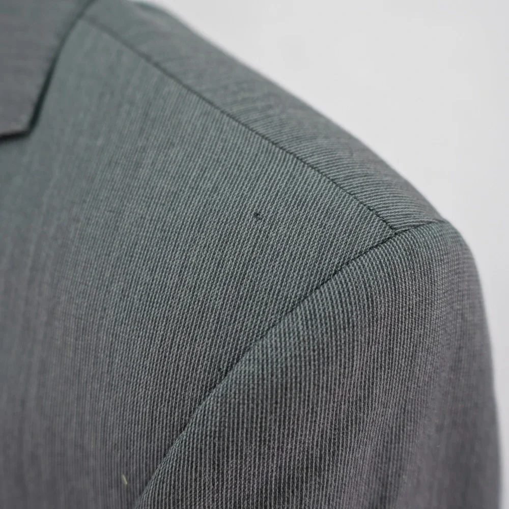 Joseph Jos A Bank Wool Gray Check Blazer 36S‎ Tagged 38R Probaly A Slim Fit 38R